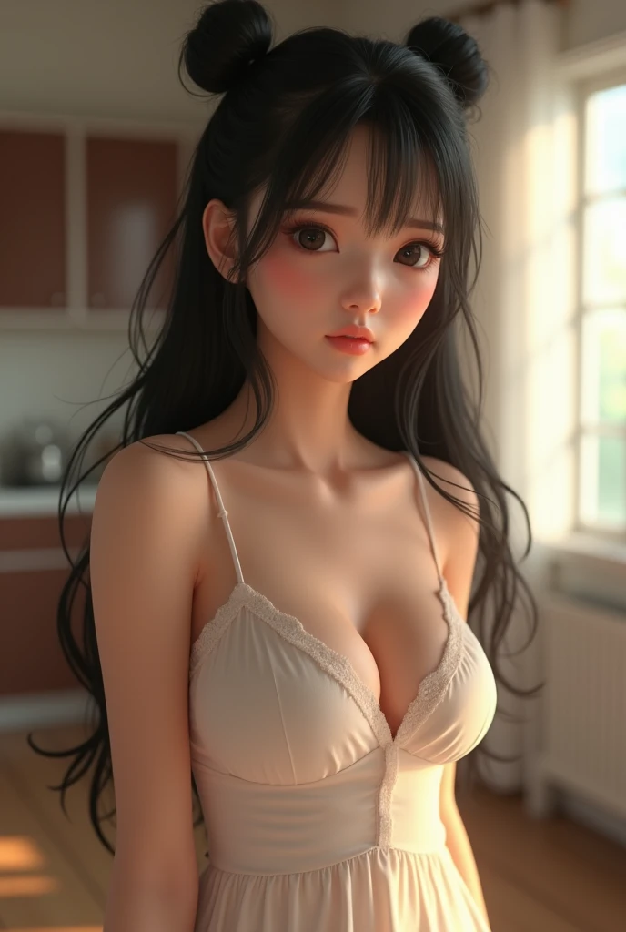 Colossal breasts female junior high school student