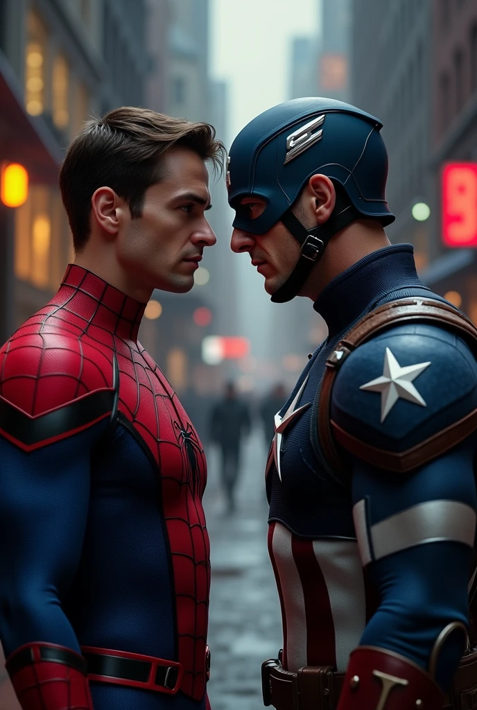 **Spider-Man (voiceover):** “You too, Cap. Maybe next time we’ll talk before we throw punches.”