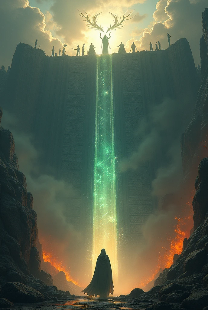Wall between hell and paradise