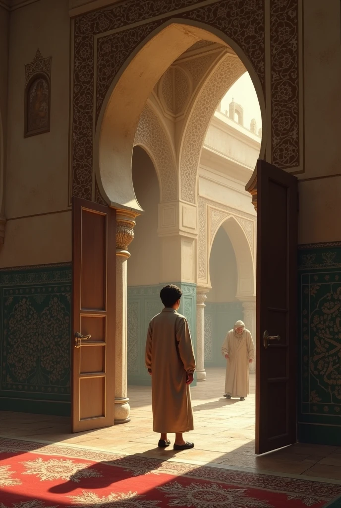 Then the madrasa boy said to me my new mother is truthful and my old mother is a liar