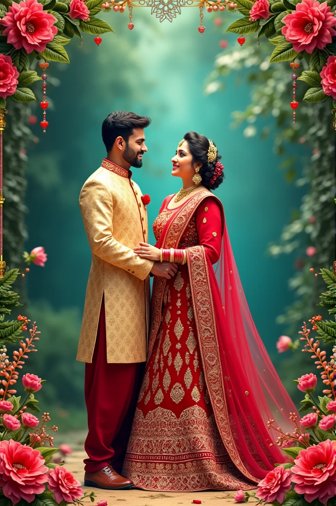 Prateek weds vyshaki poster 
