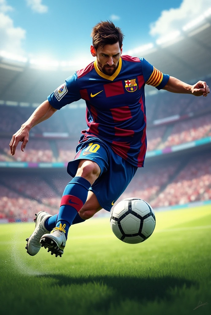 Messi is Flying