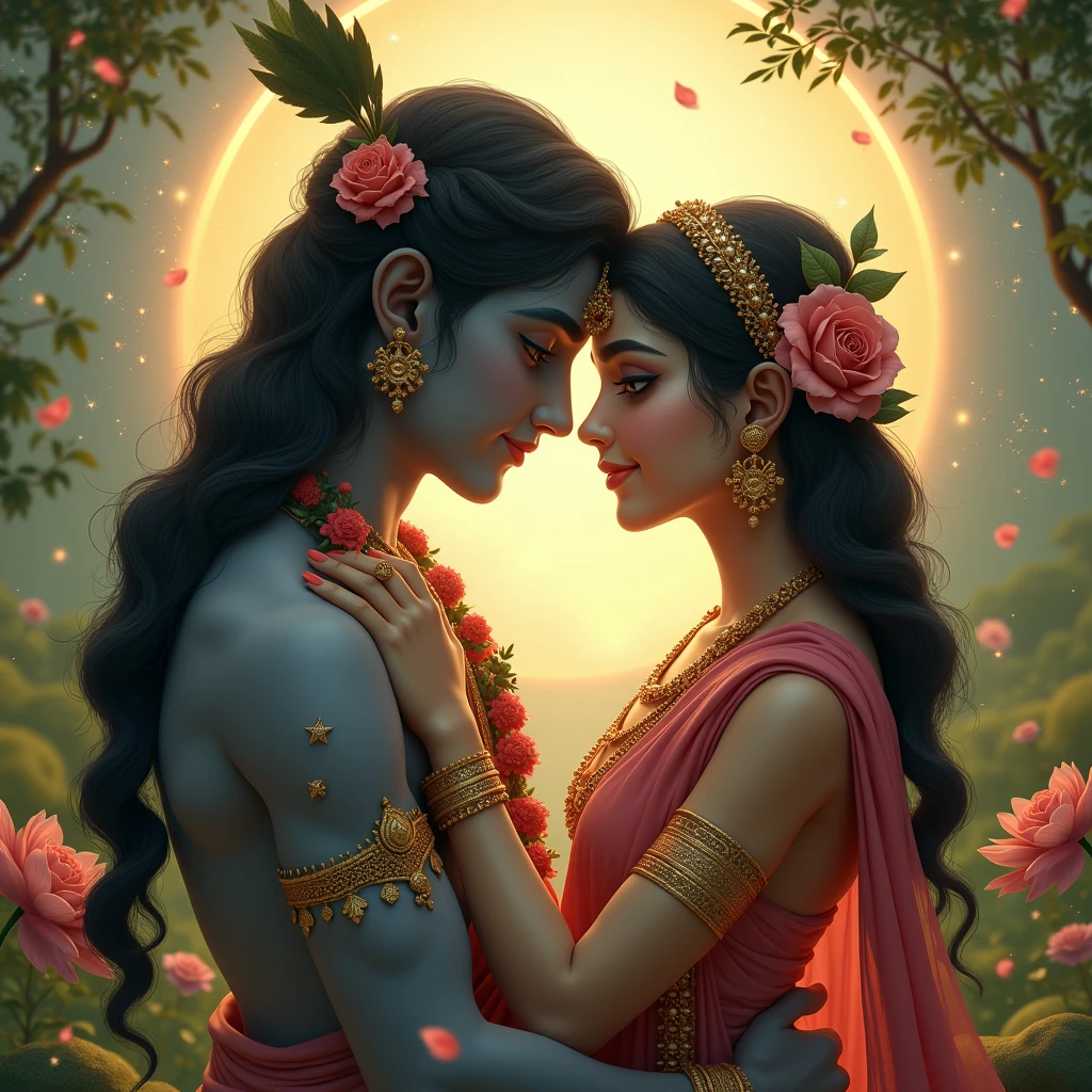 Imagine infinity image Radha Krishna lovely
Moment