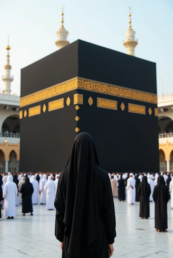 my pic standing in front of Kaaba