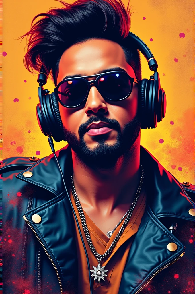 Yo yo honey Singh.ear phone and head