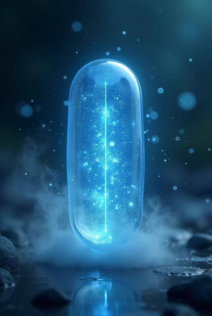 Pills like in Chinese cultivator fiction, beautiful blue in color,Just one