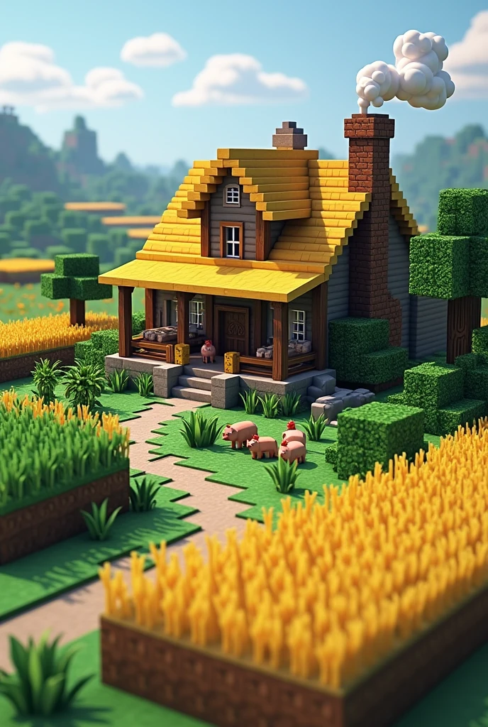 Minecraft famer house