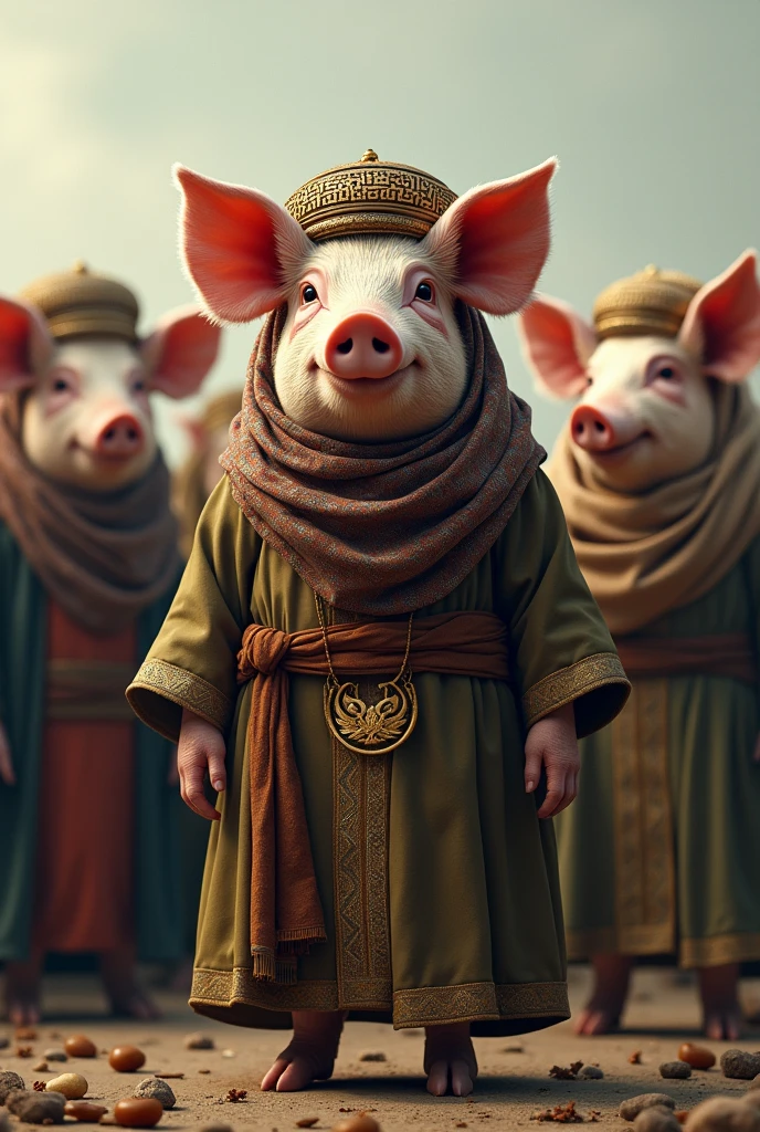 Pigs dressed as Muslims 