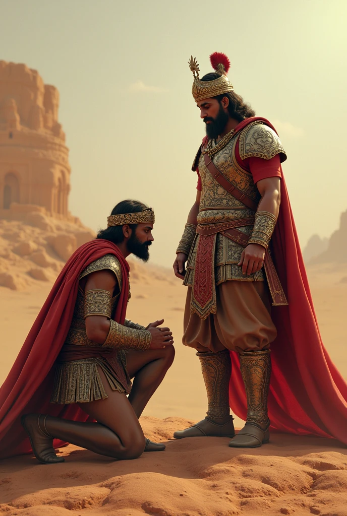 create in 3d at deser"prithvi raj chouhan spared jaichand life despite capturing him.