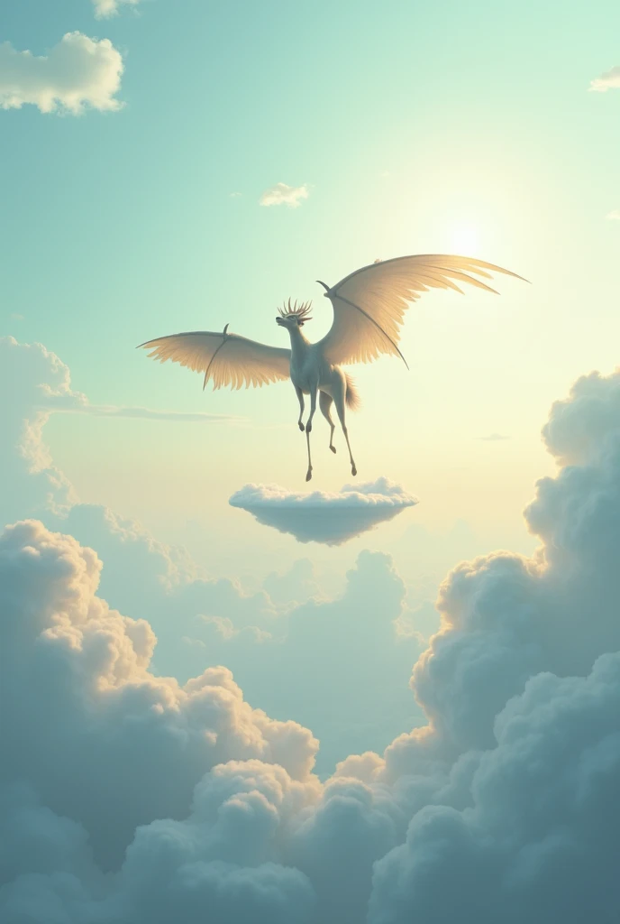 Surreal Scene,animal,Above the Clouds