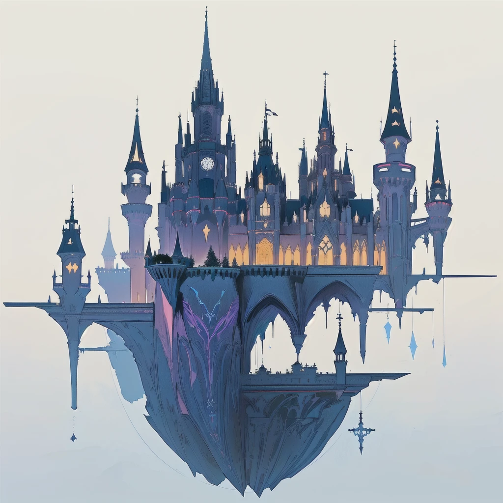 Black outline, Composition seen from the side, Star Design, Gemstone motif, Deformed, Deformed, Deformed, Deformed, Deformed, Floating castle, Floating castle, Floating castle, Floating castle, Floating castle, Floating castle, Floating castle, Upside Down Castle, Upside Down Castle, Upside Down Castle, Upside Down Castle, Upside Down Castle, Upside Down Castle, Upside Down Castle, Upside Down Castle, Upside Down Castle, Upside Down Castle, Close-up of a castle with a clock on top, Gothic Futurist architecture, Fantasy architecture, An exquisitely crafted building, Complex architecture, Extremely detailed line drawing, Complex concept art, Thomas Veyrat Incrusted, Highly detailed line art, Very fine line drawing, High Fantasy Castle, Asymmetrical spire, Architectural Illustration, Neo-Gothic Concept, Very long spire , Composition seen from the side, Black outline, Upside-down castle
