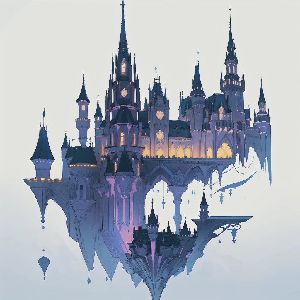 Black outline, Composition seen from the side, Star Design, Gemstone motif, Deformed, Deformed, Deformed, Deformed, Deformed, Floating castle, Floating castle, Floating castle, Floating castle, Floating castle, Floating castle, Floating castle, Upside Down Castle, Upside Down Castle, Upside Down Castle, Upside Down Castle, Upside Down Castle, Upside Down Castle, Upside Down Castle, Upside Down Castle, Upside Down Castle, Upside Down Castle, Close-up of a castle with a clock on top, Gothic Futurist architecture, Fantasy architecture, An exquisitely crafted building, Complex architecture, Extremely detailed line drawing, Complex concept art, Thomas Veyrat Incrusted, Highly detailed line art, Very fine line drawing, High Fantasy Castle, Asymmetrical spire, Architectural Illustration, Neo-Gothic Concept, Very long spire , Composition seen from the side, Black outline, Upside-down castle