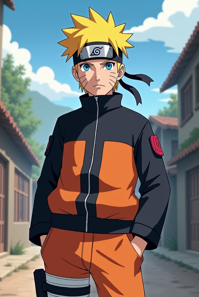 Adult Naruto Uzumaki in Anime style