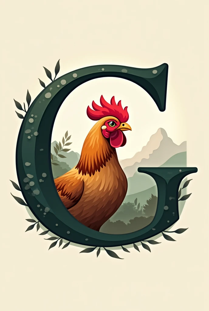 G LETTER COUNTRY HEN LOGO