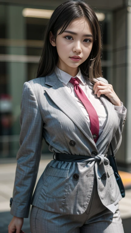 uhd.Masterpiece、Masterpieces、Ultimate Quality、Serious secretary、A suit with attention to detail,business suitを着る、Wear a trench coat、Proportions of fashion models、Strict women、Quality shirt、Jacket and pants、business suit、SFW.Big Breasts、A breathtakingly beautiful body、
