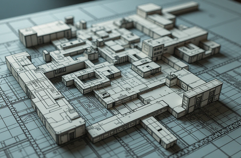 B&W blueprint: 