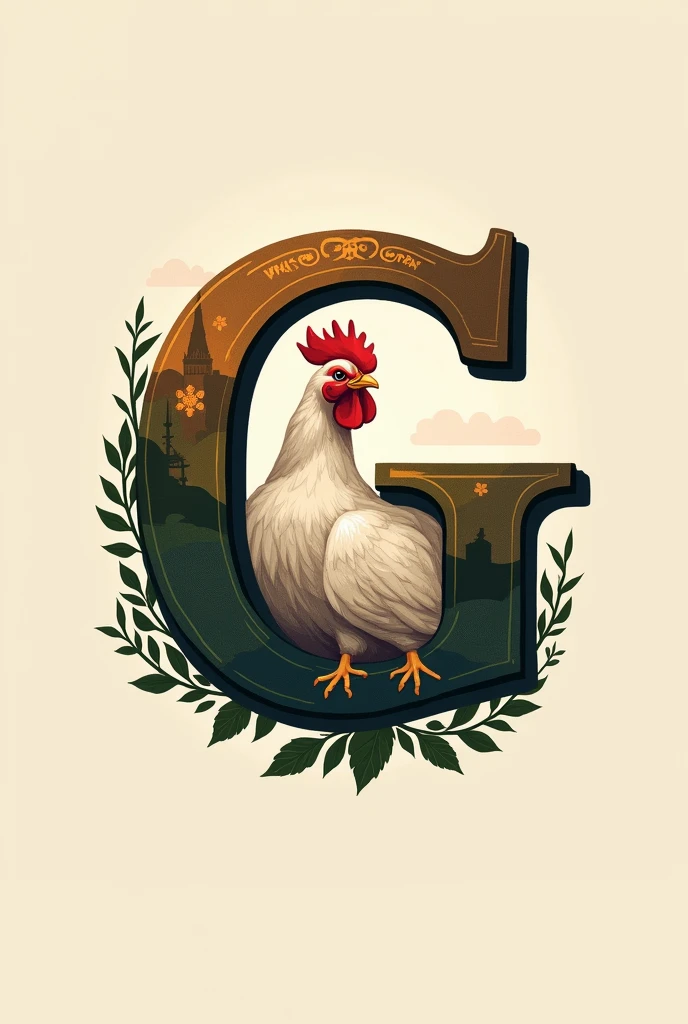 G LETTER COUNTRY HEN LOGO