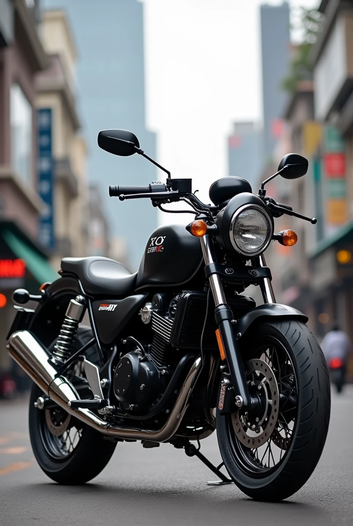 Tw200 bike , full black , colombo background