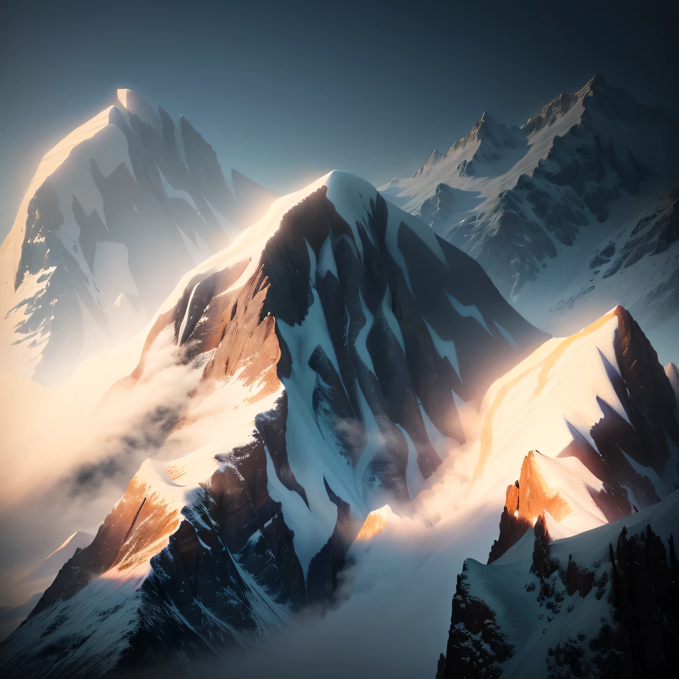 realistic mountains
