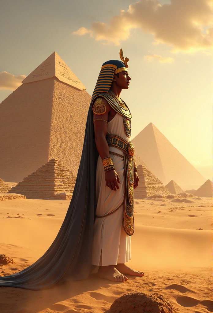 Egypt、Pharaoh、The Three Great Pyramids、The Glory of the Pharaohs、Glory of Egypt、Pharaoh、A desert、Glittering、Pharaoh