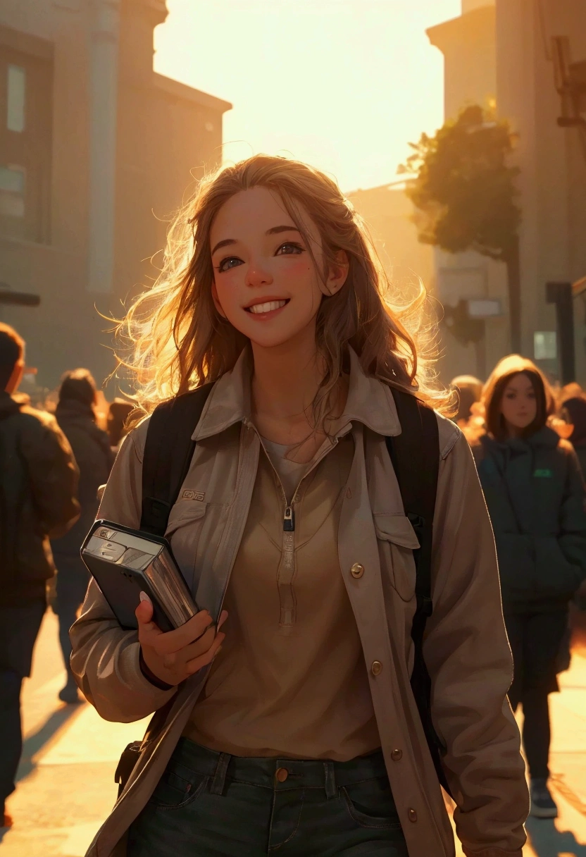 Create a journey of a girl that taking a bsed in college and challenge until he achieve her goal,High resolution, Anatomically correct, High detail, High-resolution model, Ultra high definition, smile, 8k