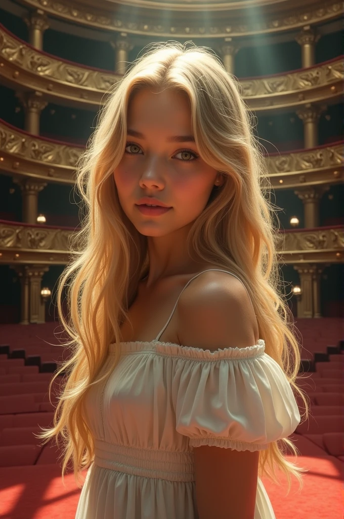 Full body work of art, best qualityer, extremely delicate and beautiful girl,extremely delicate and beautiful, world work of art theater, ultra detali, highy detailed, best qualityer, hair blonde, high resolution, extremely detaild,1 girl, best qualityer, illustration, looking ahead at viewer, Dough, screen, oil painting, Realistic, Realist ,Real,
