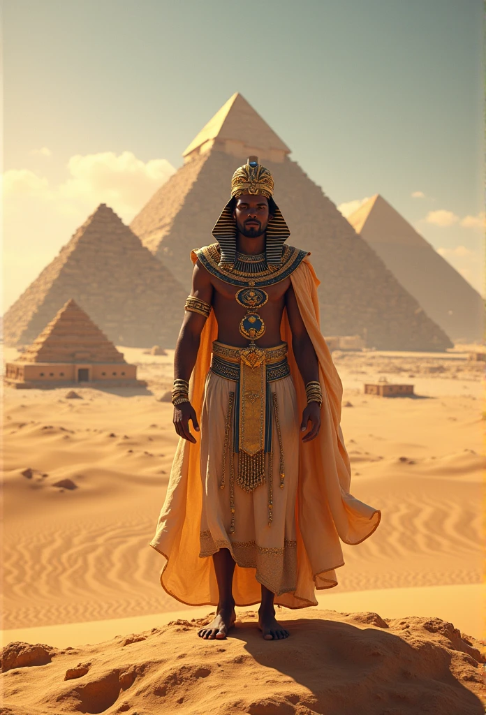 Egypt、Pharaoh、The Three Great Pyramids、The Glory of the Pharaohs、Glory of Egypt、Pharaoh、A desert、Glittering、Pharaoh