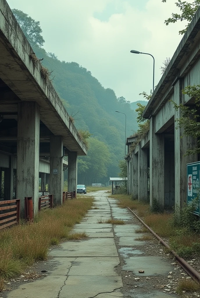 A Place Rest Area At The Toll, Which Is Abandoned 