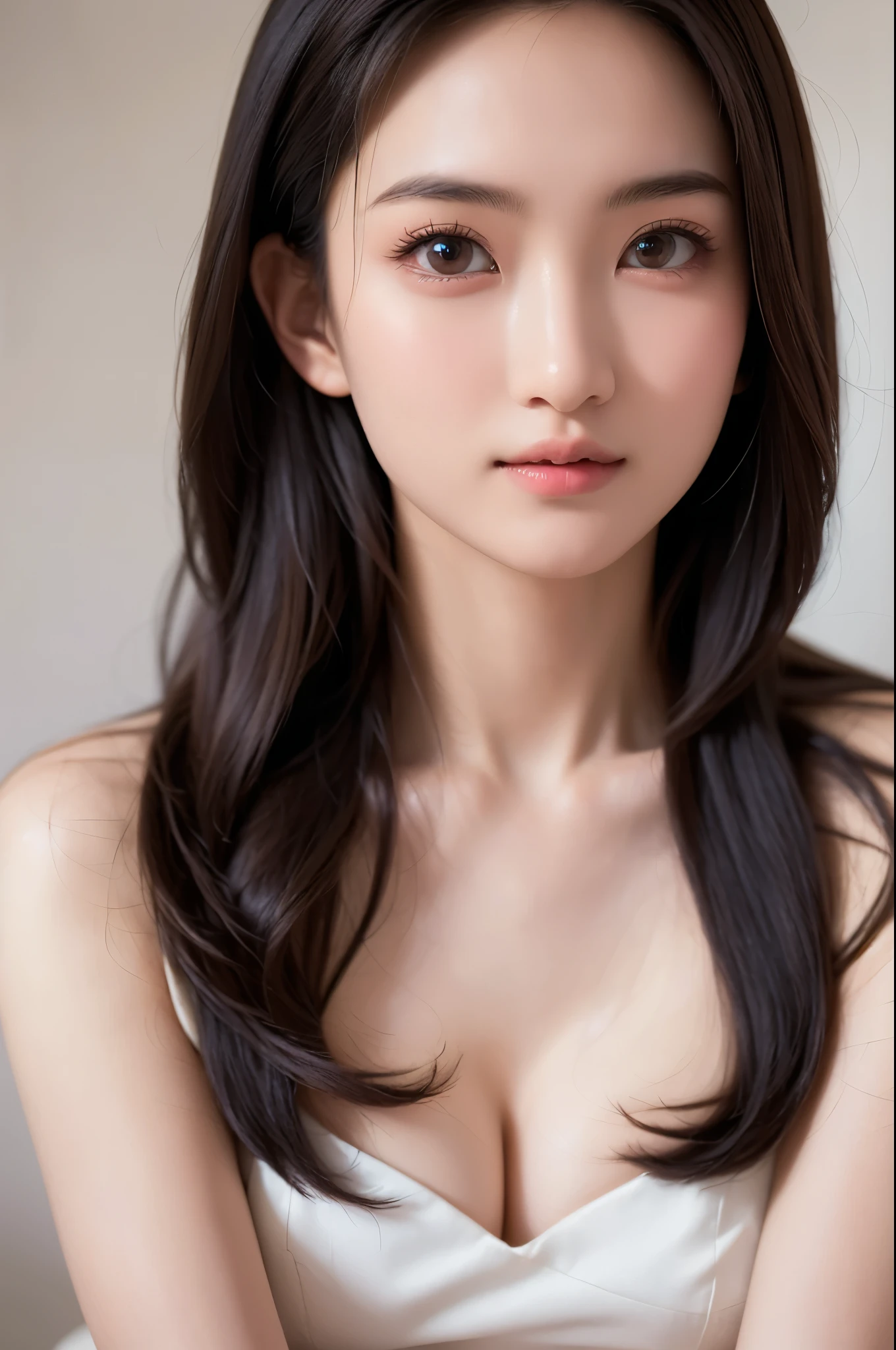 (masterpiece, best quality: 1.2), Portrait work of a beautiful, innocent, cute, adorable age Asian girl with the theme of light and shadow, smooth drawing, extremely CG sharp at 16k resolution, a masterpiece, Excellent image quality, Very delicate), (Amazing light and shadow, Delicate and beautiful), Really smooth skin, Bright face, Shows quality Almost perfect 18k, versatile, lovely.