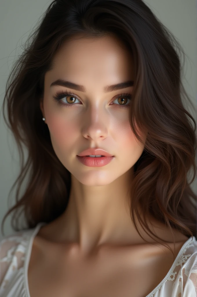 brunette woman
