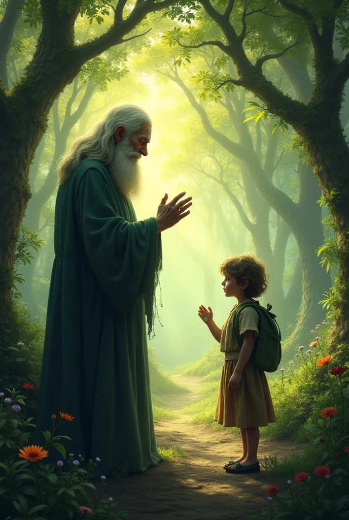 You must promise never to take anything from this place. The magic of the forest is delicate and must be preserved.”