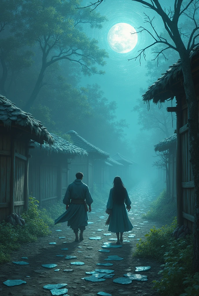 . **Hidden Enemy**: An old villager reveals that the shattered glass was cursed by a rival deity. Ramū and Sonā must uncover the identity of this enemy to fully break the curse.
