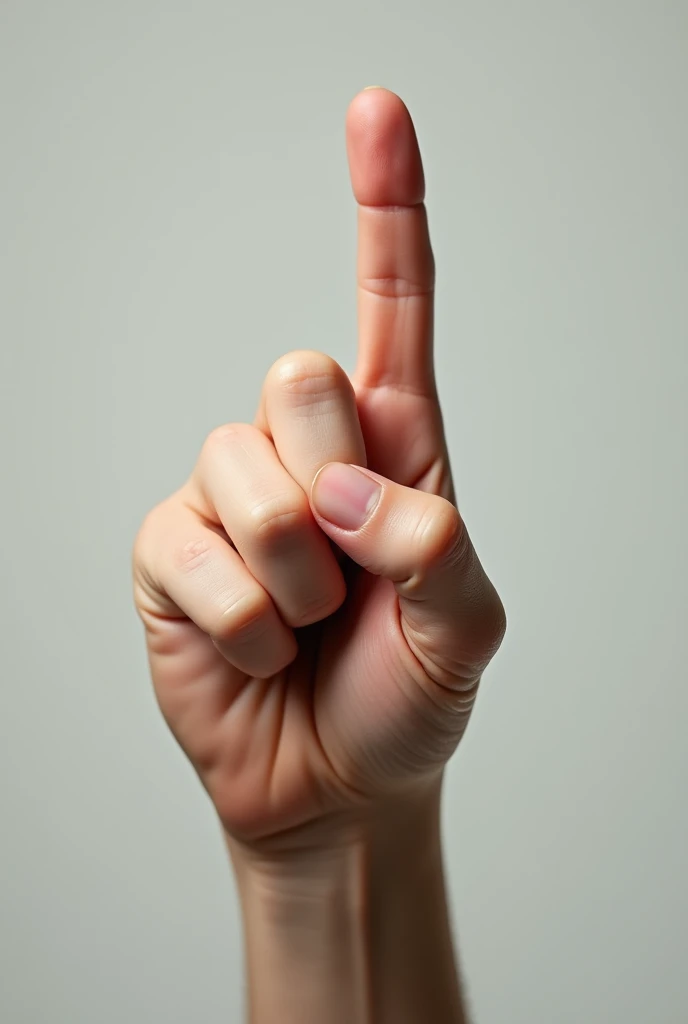 A fuck you hand