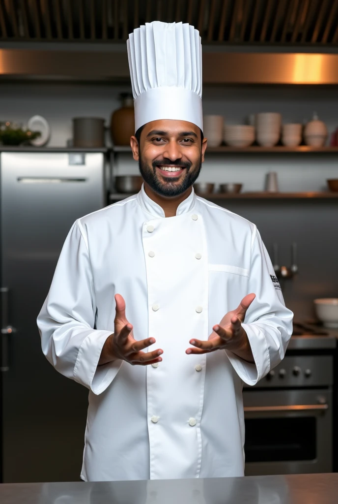 Indian chef in png