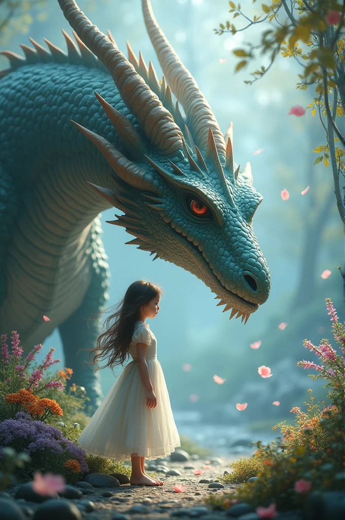 Girl with dragon