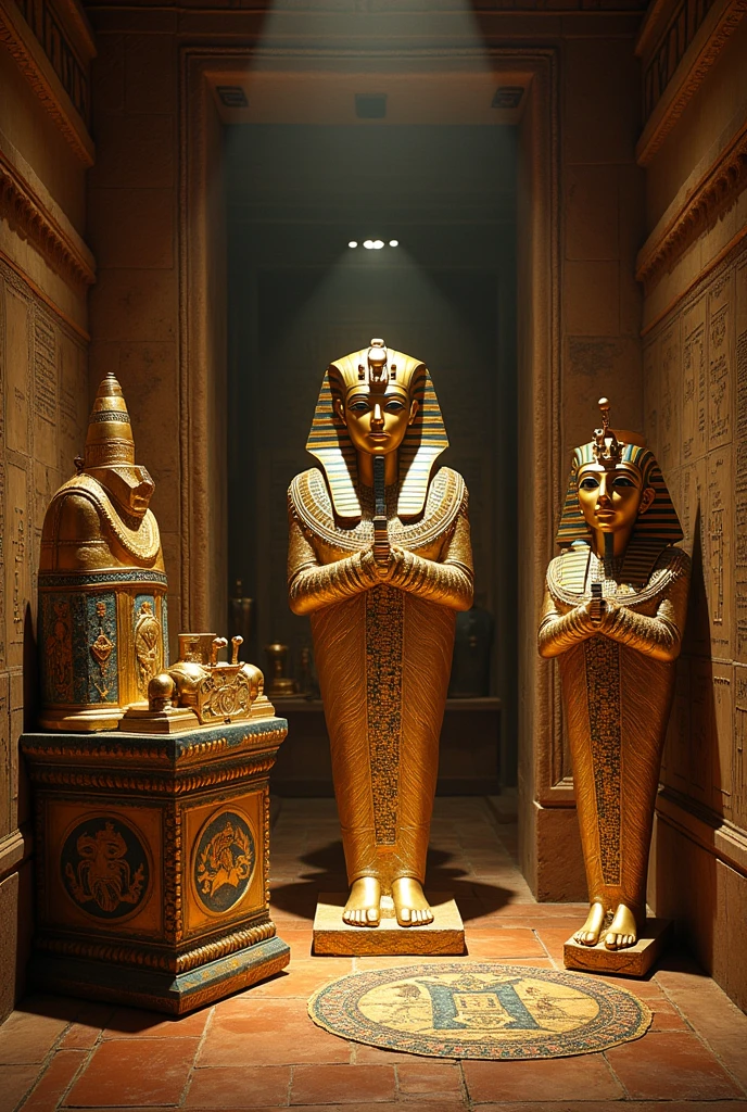 Photo of treasures in the Pharaohs' tombs