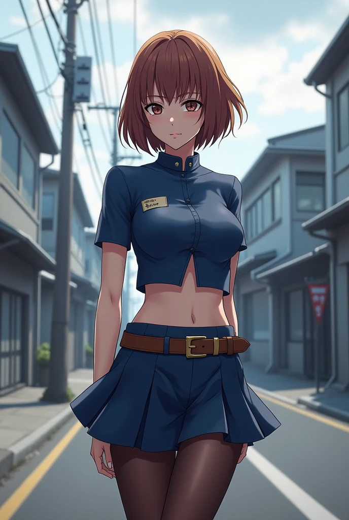 (dark shot:1.4), 80mm, dvache, 1girl, solo, looking at viewer, short hair, shirt, hair ornament, twintails, blurry, white shirt, upper body, short sleeves, orange hair, orange eyes, short twintails, , heart hair ornament , twintails, standing, arrogance