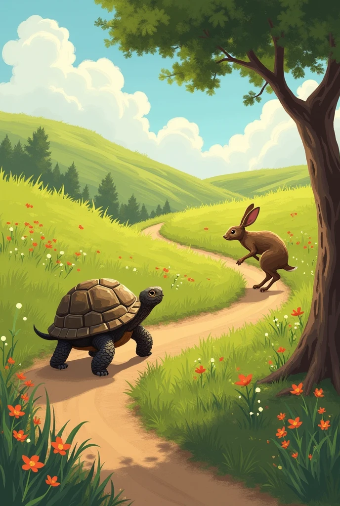 Aesop&#39;s Fables: The Tortoise and the Hare