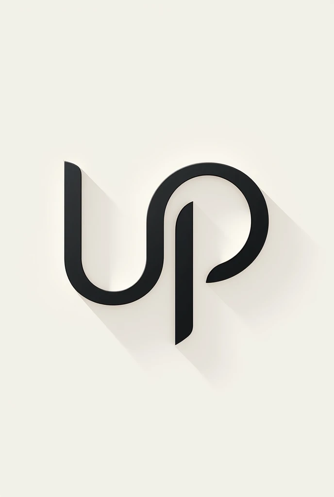 U and P letter logo Combined