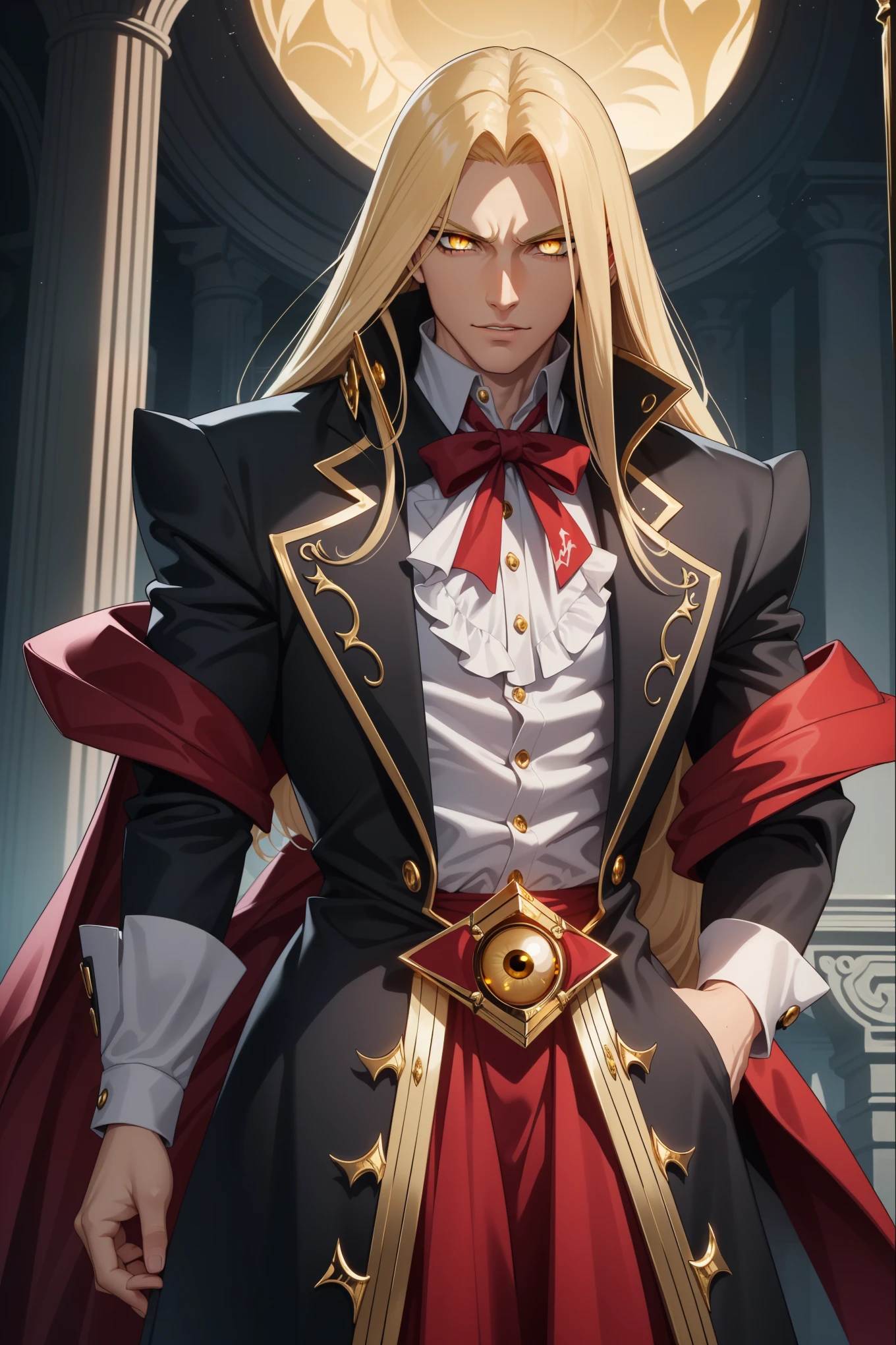 (1man:1.4), alucard castlevania (gold eyes:1.5)

