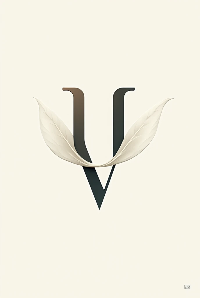 U and V letter logo combined 