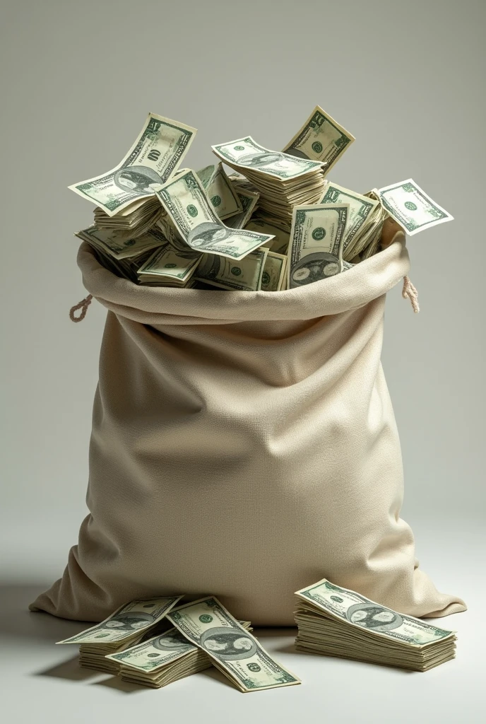 A bag full of money