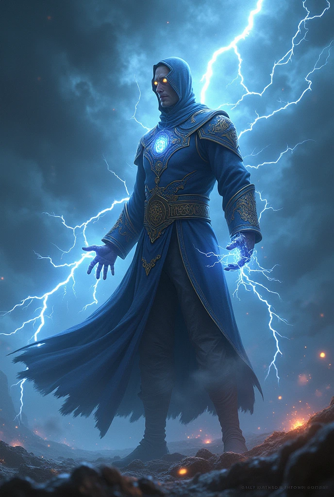 Show me a person using lightining element