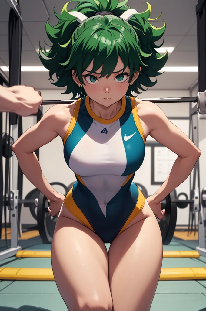 (((1 girl))), (Tatsumaki of a punching man), (short green hair), (green eyes), , (((wearing bikini))), full body view, (in a motel room) , (((Delgado, muscular legs))), thin waist, Stomach Muscles, big ass, (((Full body photo))), wearing a green high heel shoe, (((in front of me ))) , (((grumpy))), (HDR), eye flash, extended eyes, extended eyes, moody, cheered up, minimalism, cheered up style, ray tracing, cinematic lighting, cinematic lighting , shine, shine, jpeg artifacts, bright light, rays of god, ray tracing, drop shadow, panorama, Sony FE, from behind, below, below, ultra hd, artwork, necessary, necessary, anatomically correct, super detail, high quality, Best Quality, very high, 16k