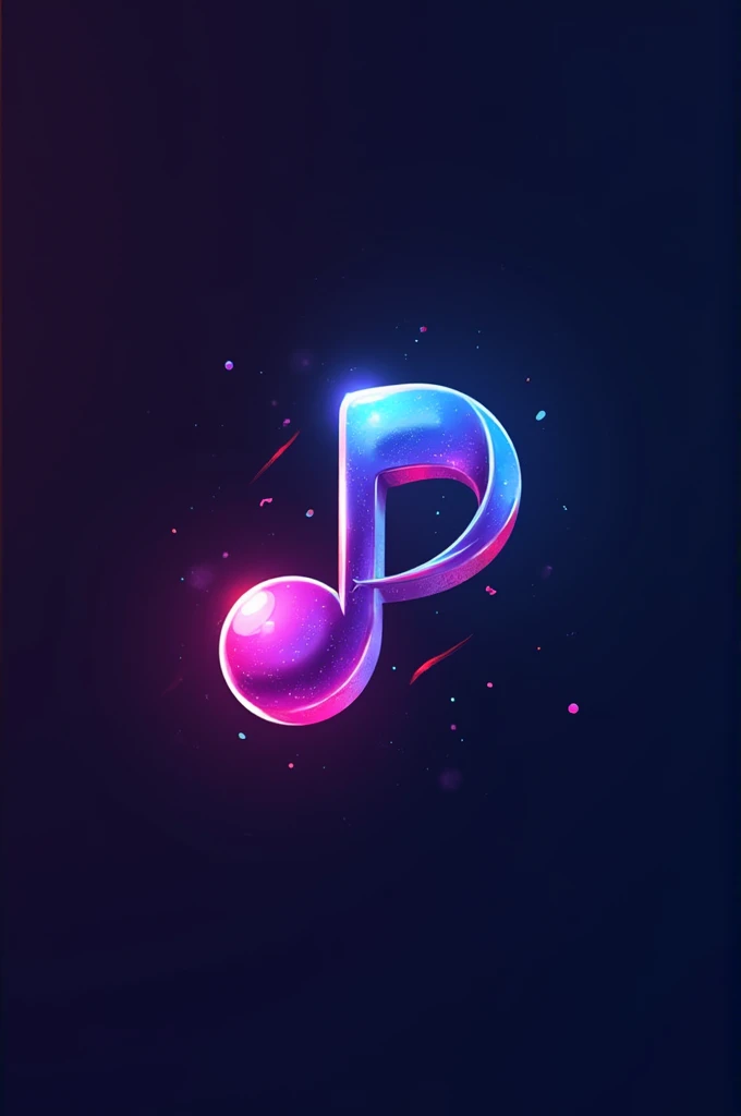 Un logo d'application, Une application au nom de pepite , en rapport avec la musique