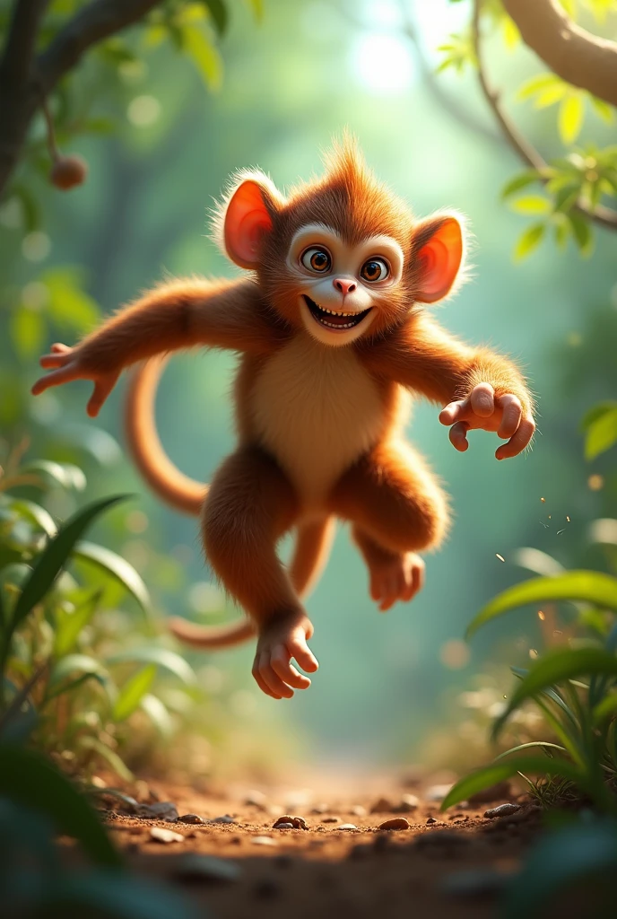 Moving monkey