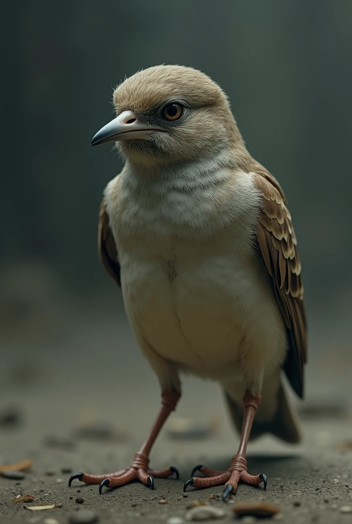 Sparrow sad because he can't fly