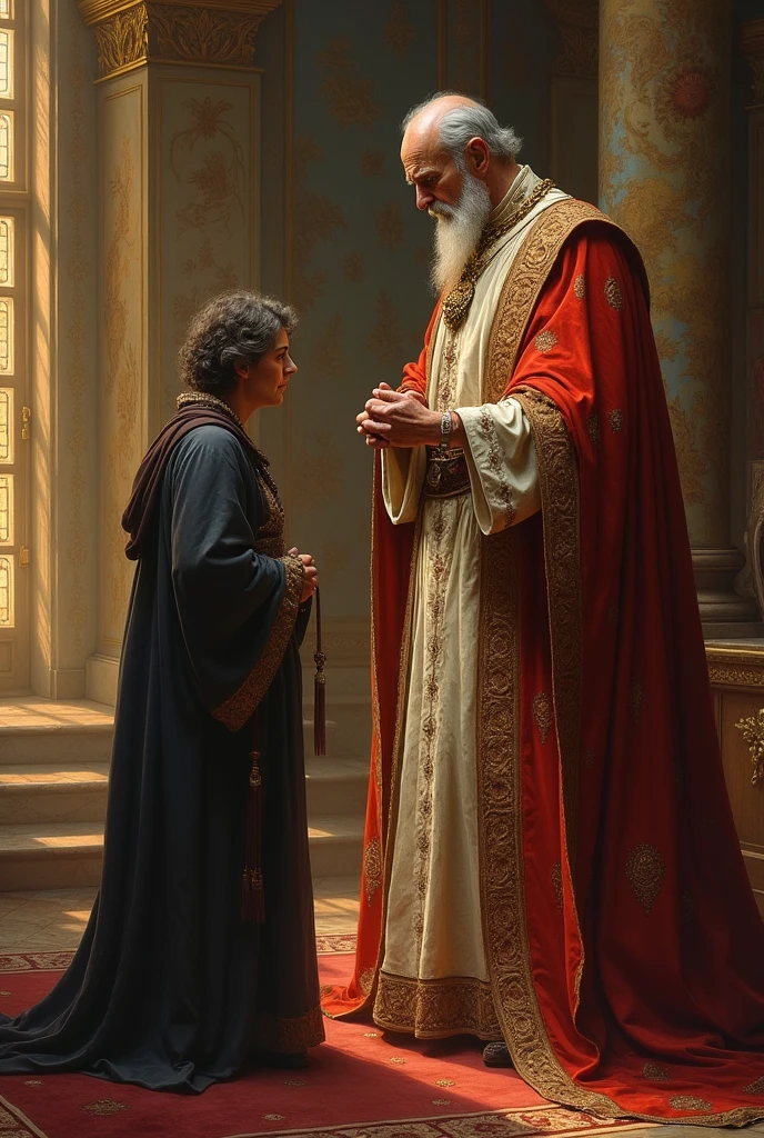 King and a servant