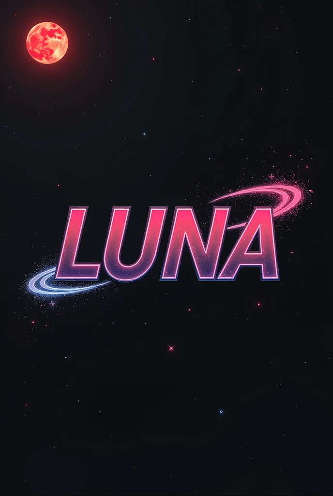 High resolution, logo spelling swiftly “Luna” cool, Jdm theme, anime theme, Cyberpunk vibe name spelling, brand logo, logo for tshirt, brand logo “LUNA”, neon vibes, acid trip vibes, acid trip, shooting stars, acid trip inside “LUNA”, acid trip, hallucinations inside “LUNA”, Waves of hallucinations, splash, waves of futuristic hallucinations, futuristic wave, stars in the background, red strange moon, 