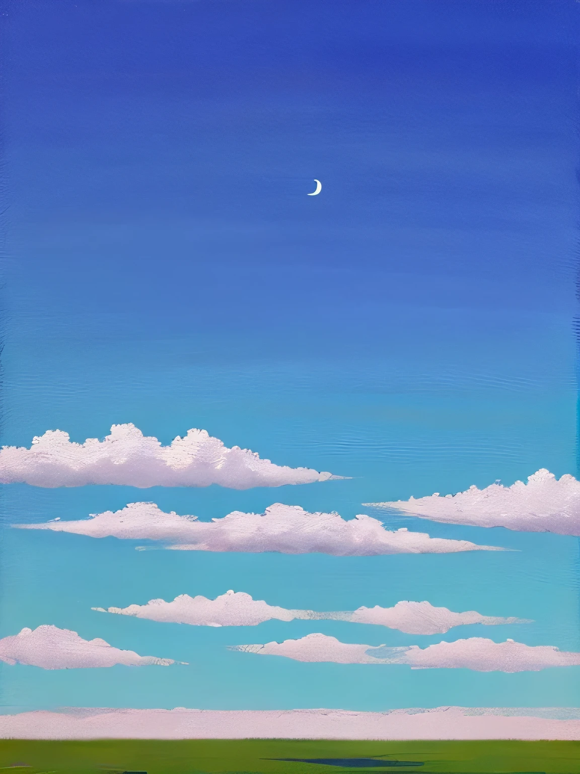 Sky Painting, Magritte&#39;s style, high quality